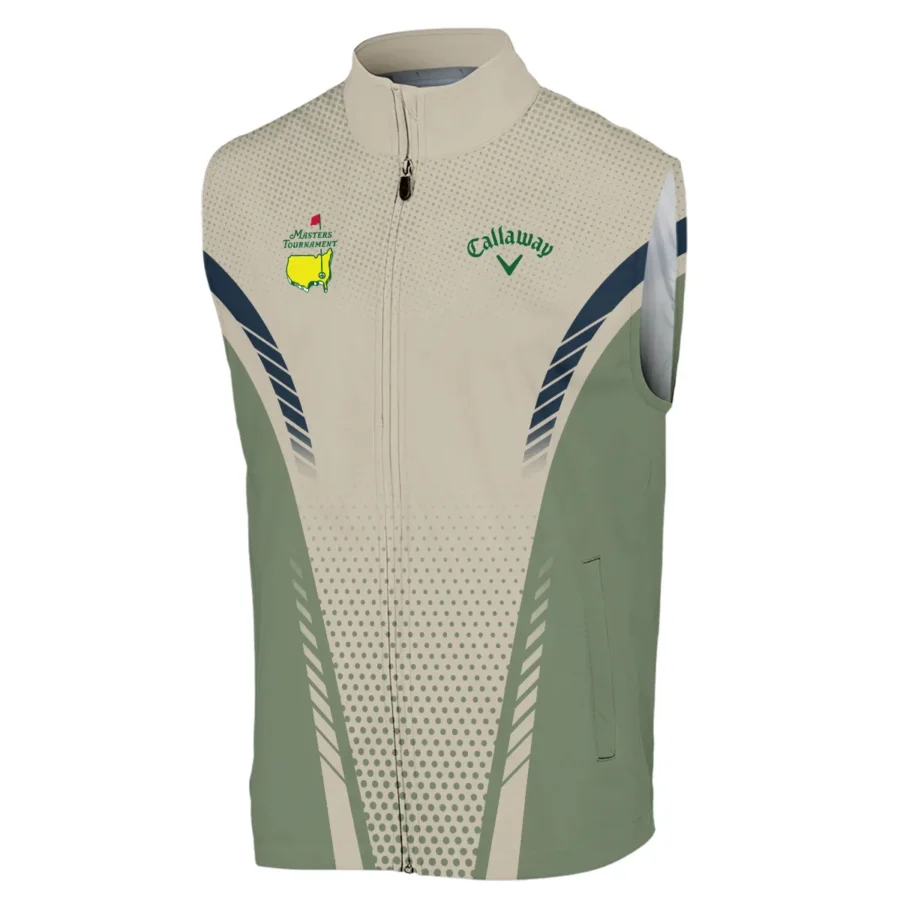 Collab Release Tan Green Callaway Masters Tournament Sleeveless Jacket All Over Prints BLMT220724A3CLWSJK