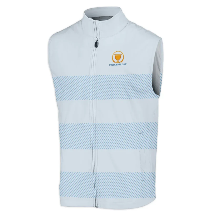 Sleeveless Jacket Cleveland Golf Presidents Cup Light Blue Background Line Blue HOPDC120724A01CLESJK