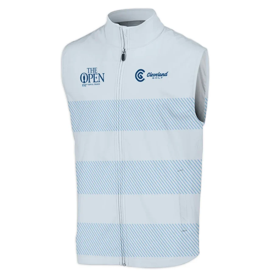 Special Release Cleveland Golf 152nd Open Championship Light Blue Background Line Pattern Sleeveless Jacket All Over Prints HOTOP100724A01CLESJK