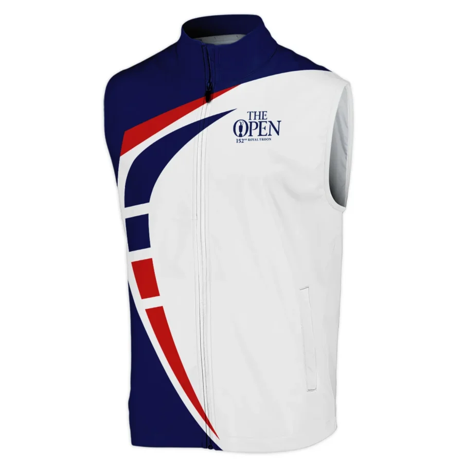 152nd Open Championship Callaway White Blue Red Pattern Background Sleeveless Jacket All Over Prints HOTOP270624A03CLWSJK