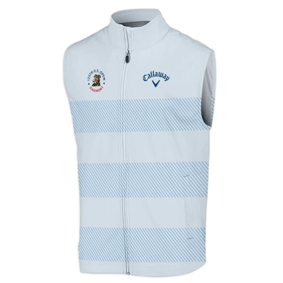 Sleeveless Jacket Callaway 125th US Open Championship Light Blue Background Line Blue HOUSG120724A02CLWSJK