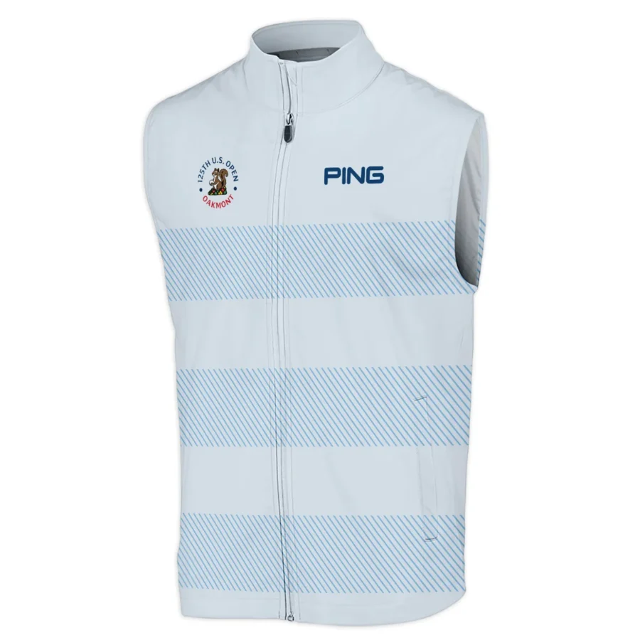 Sleeveless Jacket Ping 125th US Open Championship Light Blue Background Line Blue HOUSG120724A02PISJK