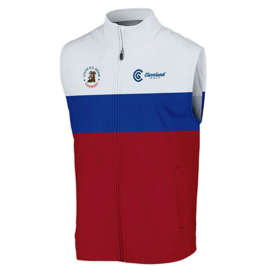 Sleeveless Jacket Cleveland Golf 125th US Open Oakmont Blue Red Very Pale Blue Pattern HOUSG130724A01CLESJK