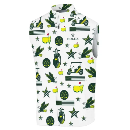 Golf Pattern Green Rolex 125th U.S. Open Oakmont Sleeveless Jacket All Over Prints QTMT180724A1ROXSJK