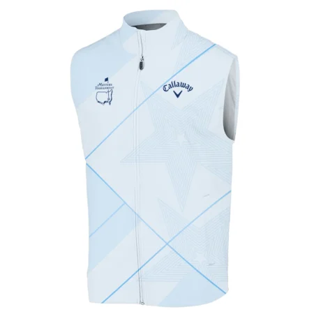 Light Blue Color Callaway Masters Tournament Sleeveless Jacket All Over Prints QTMT2407A1CLWSJK