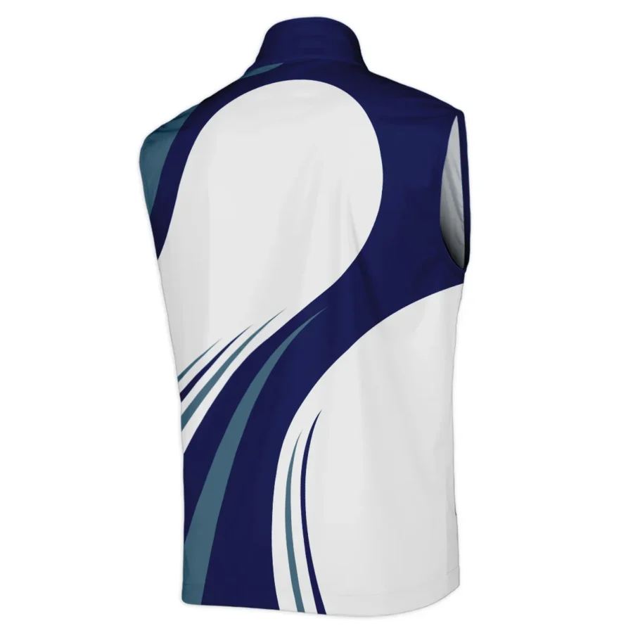 Callaway 152nd Open Championship White Mostly Desaturated Dark Blue Performance Sleeveless Jacket All Over Prints HOTOP270624A02CLWSJK