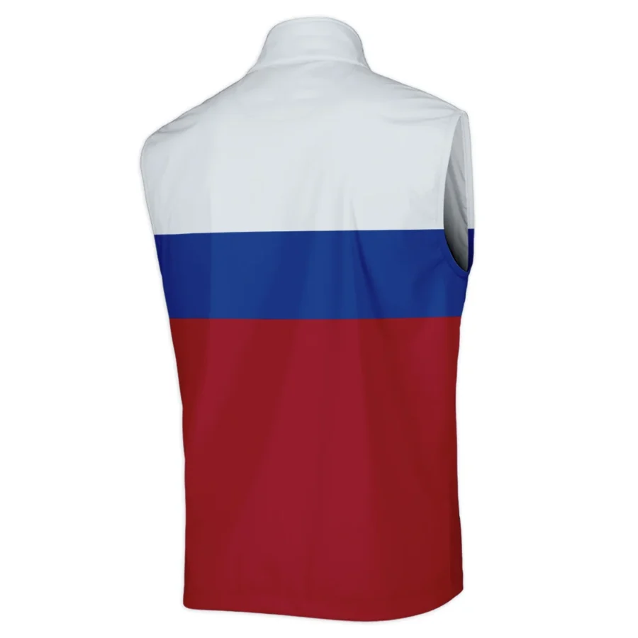 Sleeveless Jacket Cleveland Golf 125th US Open Oakmont Blue Red Very Pale Blue Pattern HOUSG130724A01CLESJK