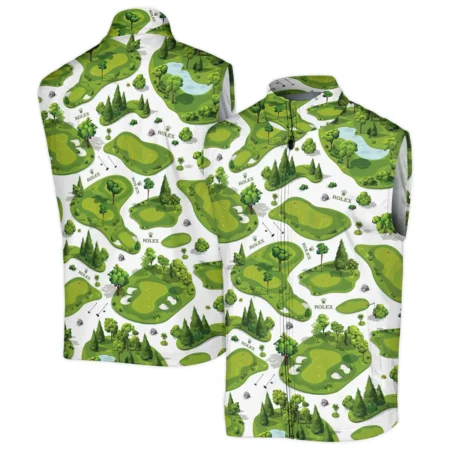 Special Golf Course Pattern Sleeveless Jacket Rolex BLG110724A5ROXSJK