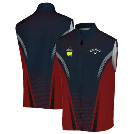 Collab Release Dark Blue Red Callaway Masters Tournament Sleeveless Jacket All Over Prints BLMT220724A2CLWSJK