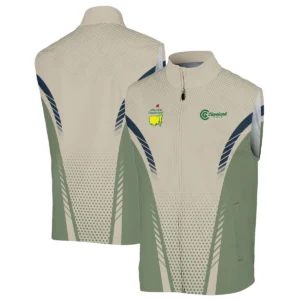 Collab Release Tan Green Cleveland Golf Masters Tournament Quarter-Zip Jacket All Over Prints BLMT220724A3CLESWZ