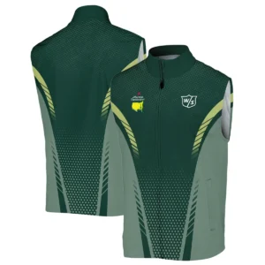 Collab Release Green Mix Wilson Staff Masters Tournament Quarter-Zip Jacket All Over Prints BLMT220724A4WSSWZ