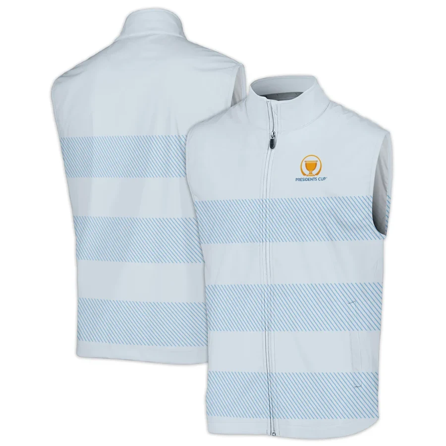 Sleeveless Jacket Cleveland Golf Presidents Cup Light Blue Background Line Blue HOPDC120724A01CLESJK