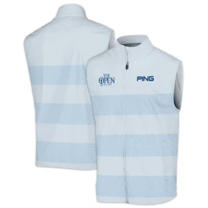 Special Release Ping 152nd Open Championship Light Blue Background Line Pattern Performance T-Shirt All Over Prints HOTOP100724A01PITS