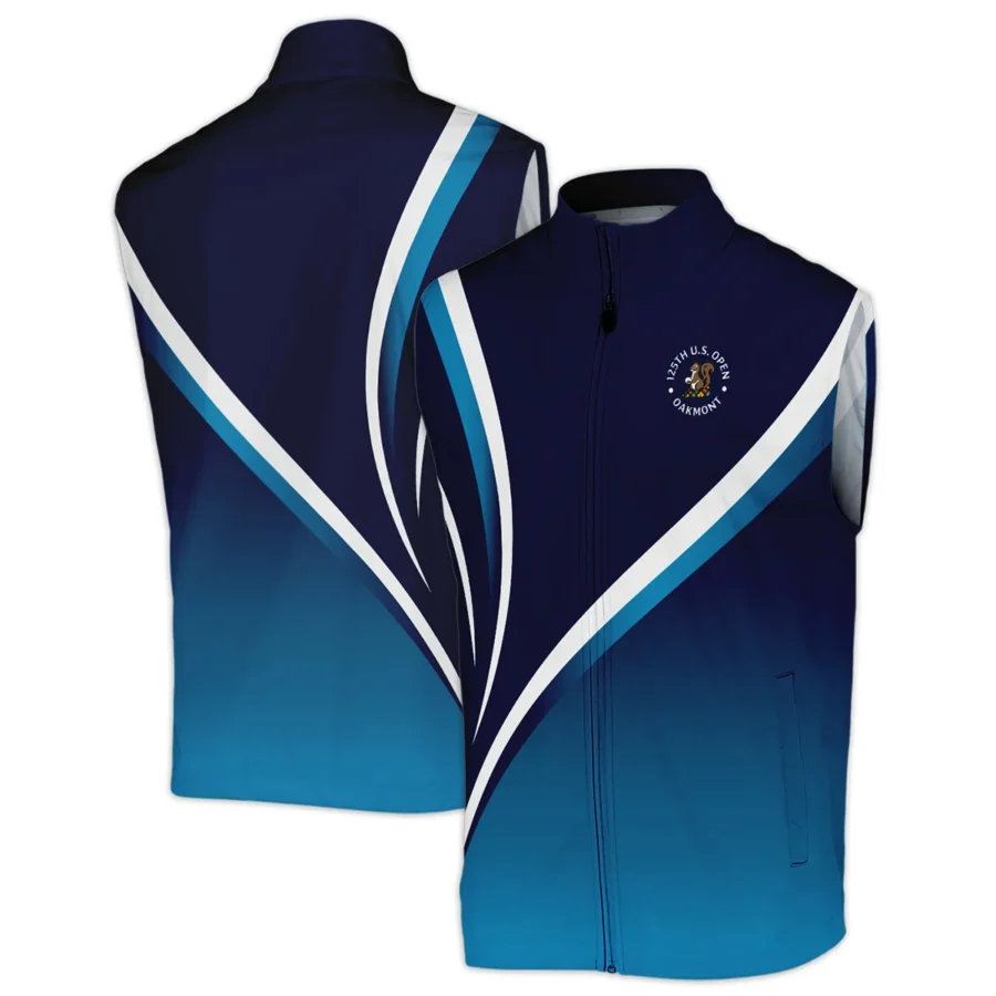 125th US Open Oakmont Sleeveless Jacket Cleveland Golf Dark Blue Gradient White Background HOUSG130724A02CLESJK