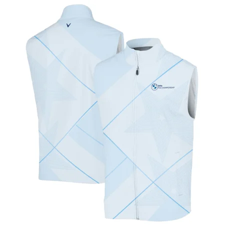 Light Blue Color Callaway BMW PGA Championship Sleeveless Jacket All Over Prints QTBMW2407A1CLWSJK