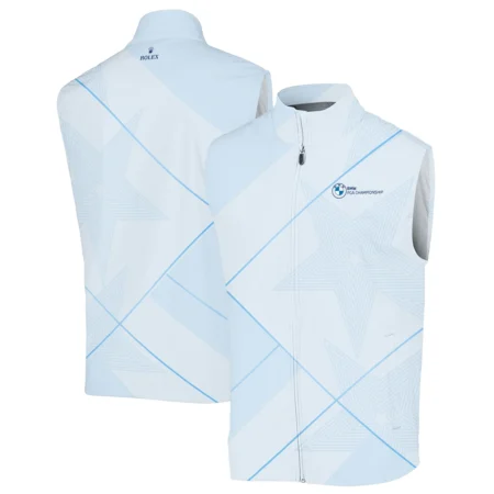 Light Blue Color Rolex BMW PGA Championship Sleeveless Jacket All Over Prints QTBMW2407A1ROXSJK