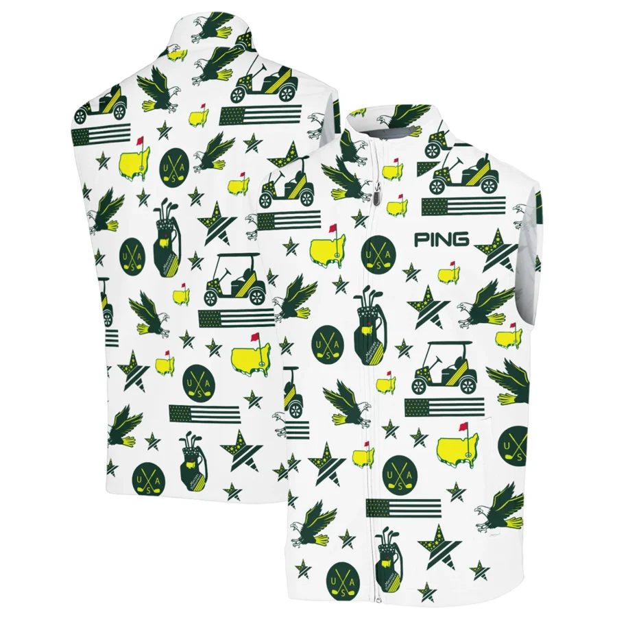 Golf Pattern Green Ping 125th U.S. Open Oakmont Sleeveless Jacket All Over Prints QTMT180724A1PISJK