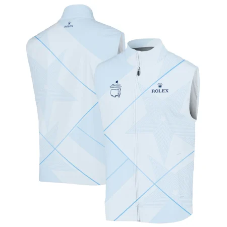 Light Blue Color Rolex Masters Tournament Sleeveless Jacket All Over Prints QTMT2407A1ROXSJK