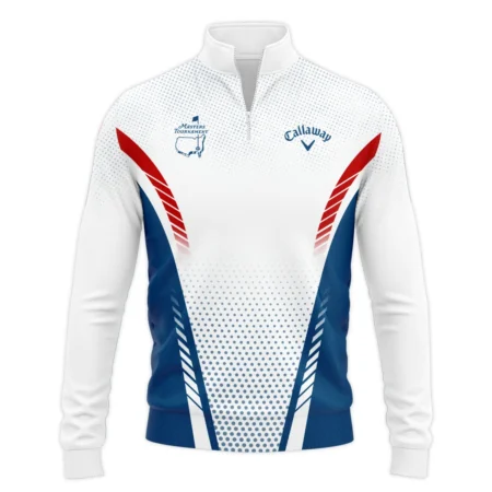 Collab Release Red White Blue Callaway Masters Tournament Quarter-Zip Jacket All Over Prints BLMT220724A1CLWSWZ