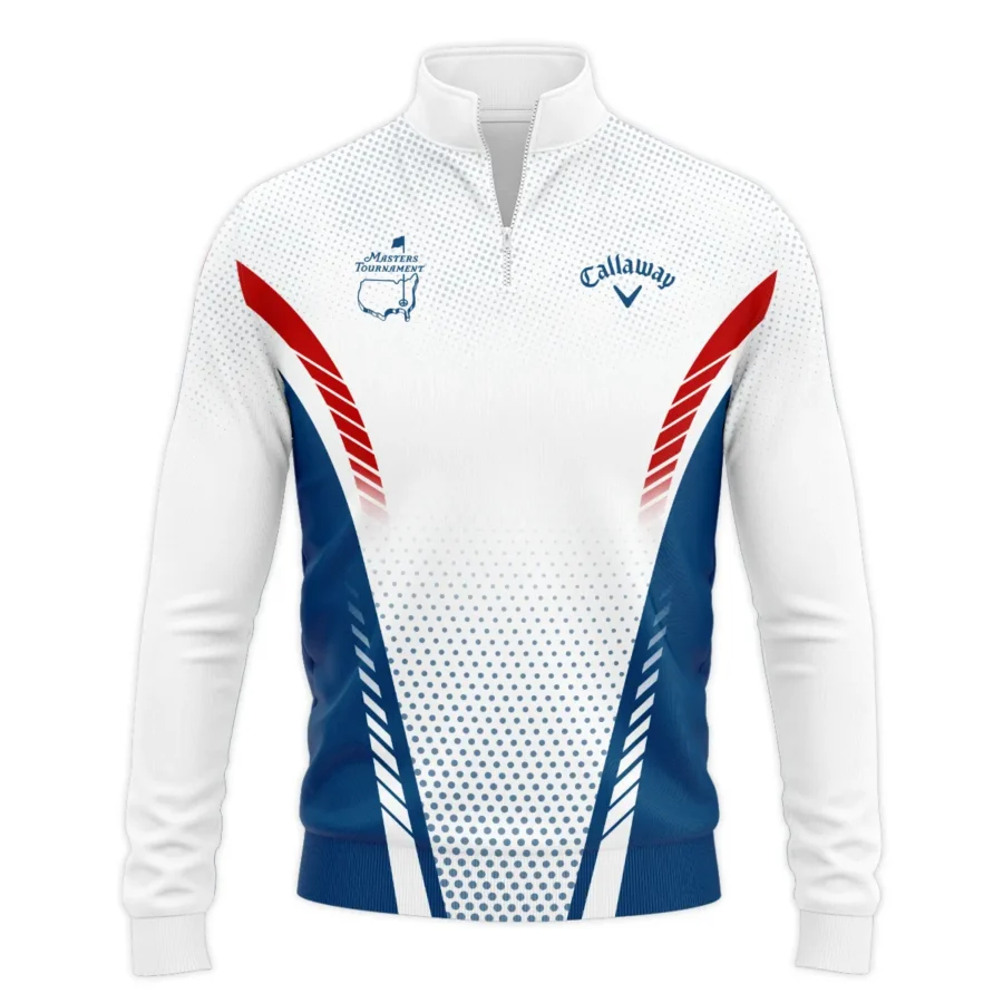 Collab Release Red White Blue Callaway Masters Tournament Quarter-Zip Jacket All Over Prints BLMT220724A1CLWSWZ