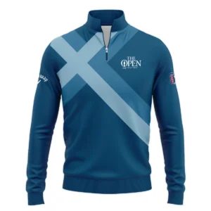 Golf Sport Style Srixon Golf 152nd Open Championship Performance Quarter Zip Sweatshirt With Pockets All Over Prints QTTOP250624A1SRQZS