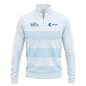 Special Release Cleveland Golf 152nd Open Championship Light Blue Background Line Pattern Zipper Hoodie Shirt All Over Prints HOTOP100724A01CLEZHD