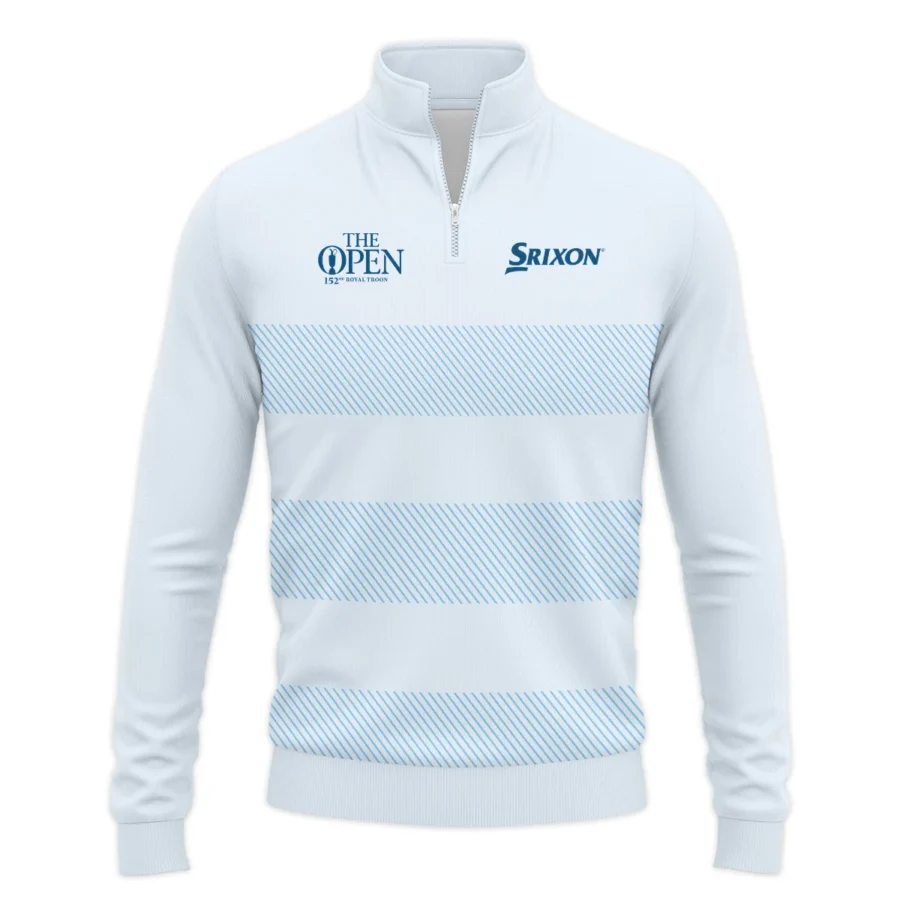 Special Release Srixon 152nd Open Championship Light Blue Background Line Pattern Quarter-Zip Jacket All Over Prints HOTOP100724A01SRISWZ