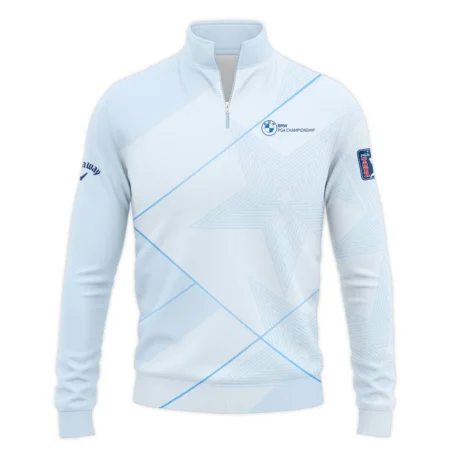 Light Blue Color Callaway BMW PGA Championship Quarter-Zip Jacket All Over Prints QTBMW2407A1CLWSWZ