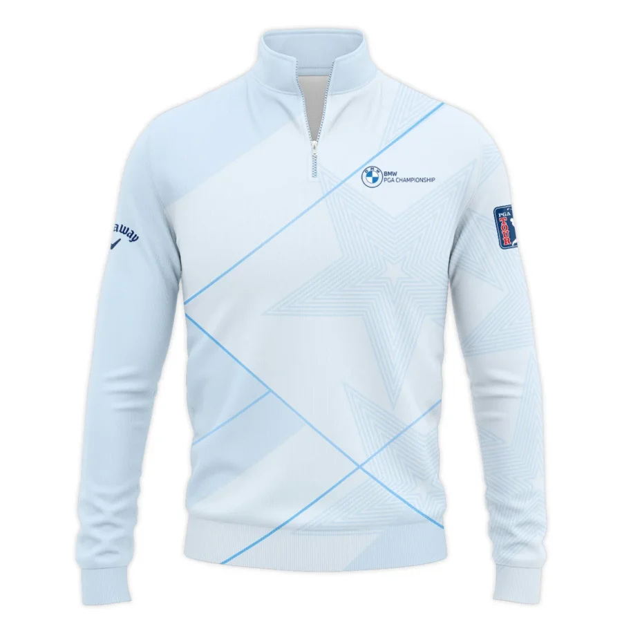 Light Blue Color Callaway BMW PGA Championship Quarter-Zip Jacket All Over Prints QTBMW2407A1CLWSWZ