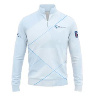 Light Blue Color Rolex BMW PGA Championship Zipper Hoodie Shirt All Over Prints QTBMW2407A1ROXZHD