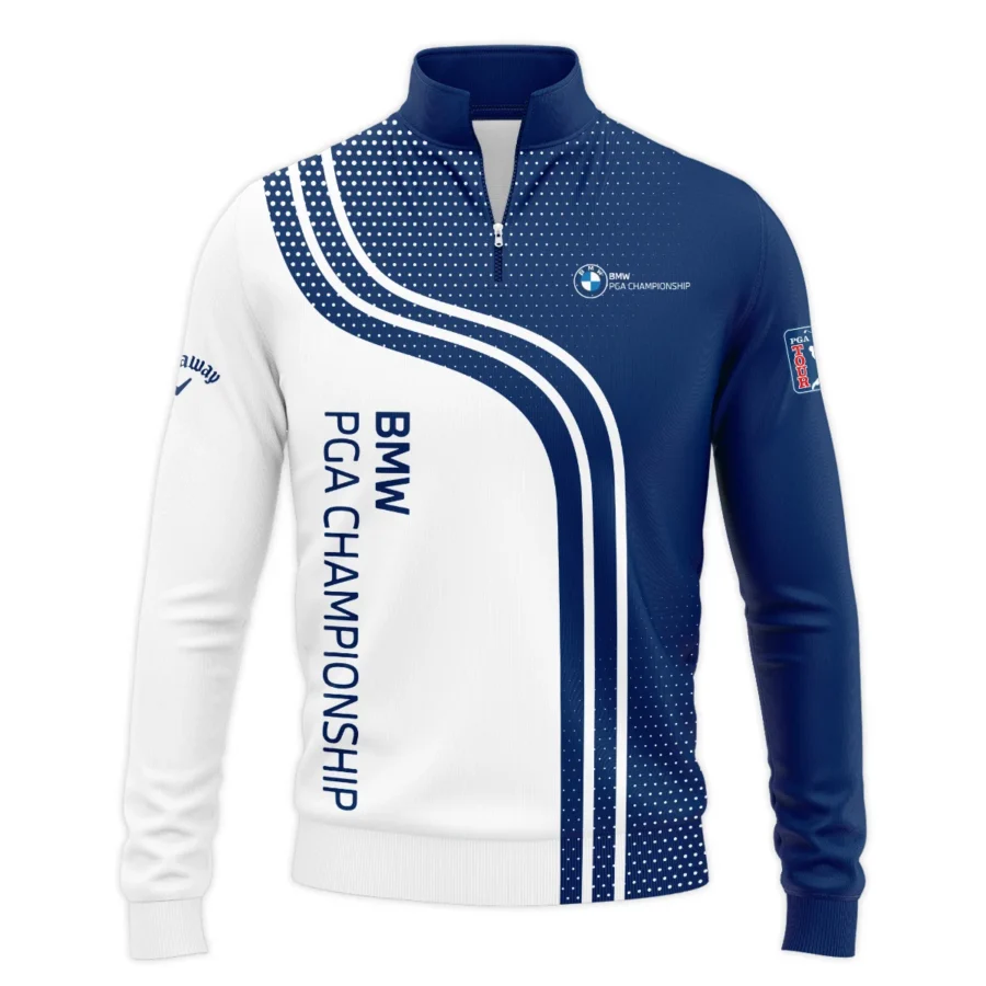 Blue Sport Callaway BMW PGA Championship Quarter-Zip Jacket All Over Prints QTBMW250324A01CLWSWZ