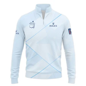 Light Blue Color Rolex Masters Tournament Zipper Hoodie Shirt All Over Prints QTMT2407A1ROXZHD