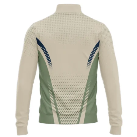 Collab Release Tan Green Callaway Masters Tournament Quarter-Zip Jacket All Over Prints BLMT220724A3CLWSWZ