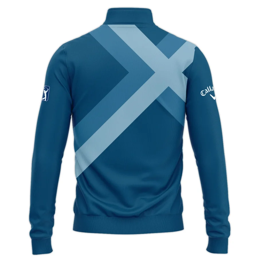 Special Release Callaway 152nd Open Championship Slightly Desaturated Blue Background Performance Quarter Zip Sweatshirt With Pockets All Over Prints HOTOP080724A01CLWTS