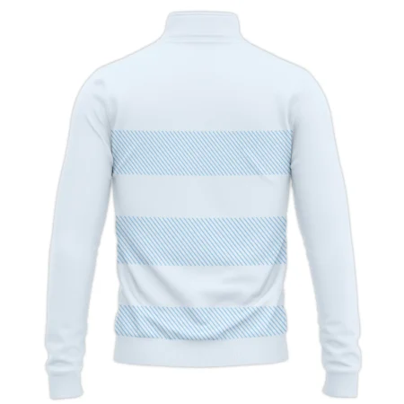 Special Release Cleveland Golf 152nd Open Championship Light Blue Background Line Pattern Performance Quarter Zip Sweatshirt With Pockets All Over Prints HOTOP100724A01CLETS