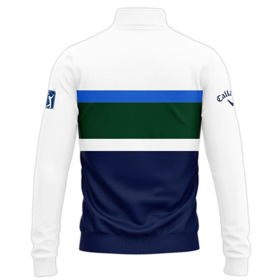 White Blue Green Background Callaway152nd Open Championship Quarter-Zip Jacket All Over Prints HOTOP270624A01CLWSWZ