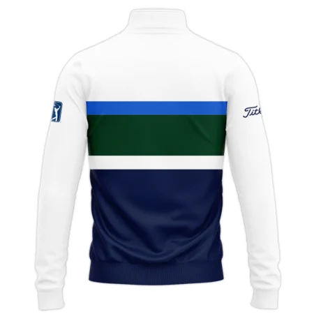 White Blue Green Background Titleist 152nd Open Championship Performance Quarter Zip Sweatshirt With Pockets All Over Prints HOTOP270624A01TLTS