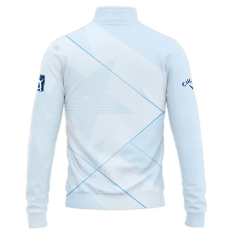 Light Blue Color Callaway BMW PGA Championship Quarter-Zip Jacket All Over Prints QTBMW2407A1CLWSWZ