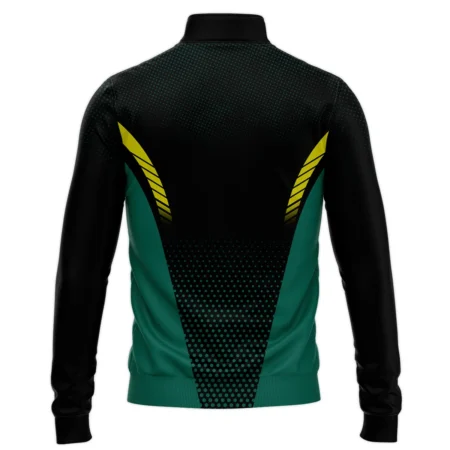 Special Release Green Mix Black Srixon Masters Tournament Quarter-Zip Jacket All Over Prints QTMT130724A1SRSWZ