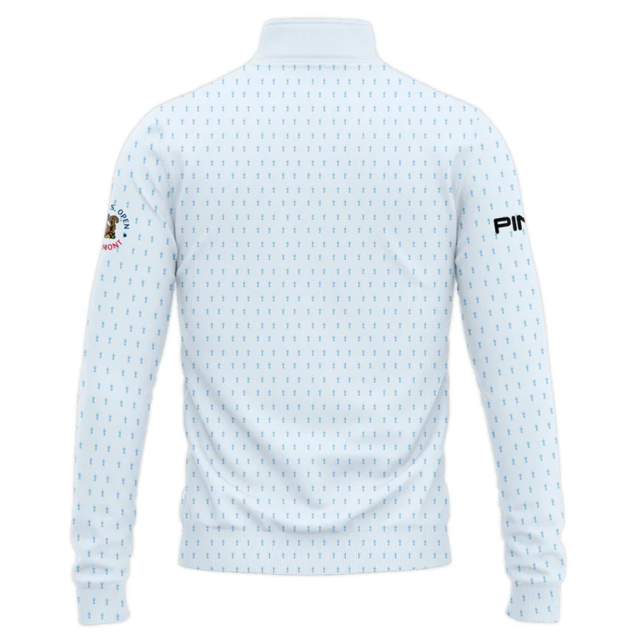 Special Release Light Blue Ping 125th U.S. Open Oakmont Quarter-Zip Jacket All Over Prints QTUSM8724A2PISWZ