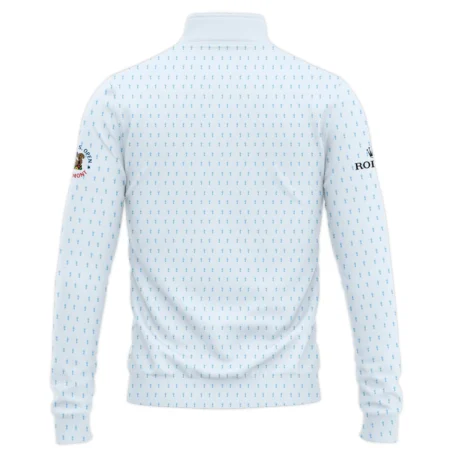 Special Release Light Blue Rolex 125th U.S. Open Oakmont Performance Quarter Zip Sweatshirt With Pockets All Over Prints QTUSM8724A2ROXQZS