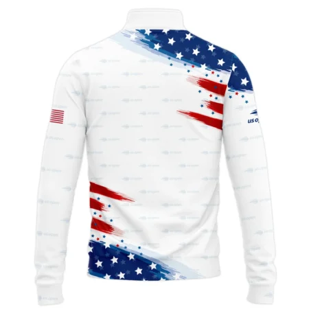 Flag American Nike US Open Tennis Quarter-Zip Jacket All Over Prints QTUST260724A2NKSWZ