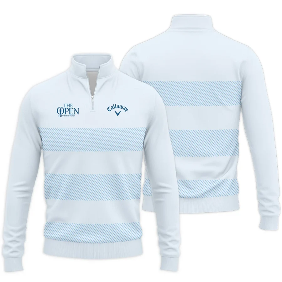 Special Release Callaway 152nd Open Championship Light Blue Background Line Pattern Quarter-Zip Jacket All Over Prints HOTOP100724A01CLWSWZ