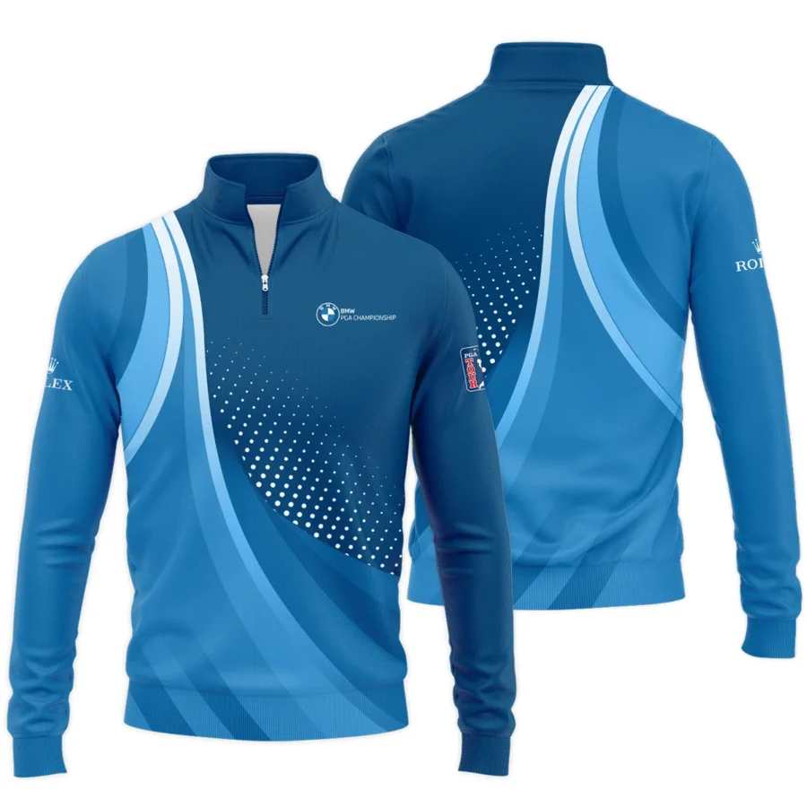 Golf Sport Color Rolex BMW PGA Championship Quarter-Zip Jacket All Over Prints QTBMW2407A2ROXSWZ