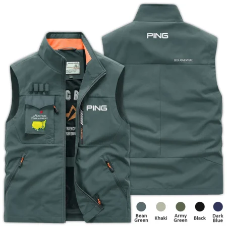 Bean Green Sport Fashion Ping Masters Tournament Outdoor Sleeveless Vest BLMT290724A1PI