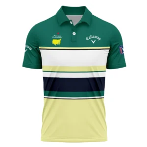 Special Release Zipper Polo Shirt Callaway Masters Tournament All Over Prints HOMT260824A02CLWZPL