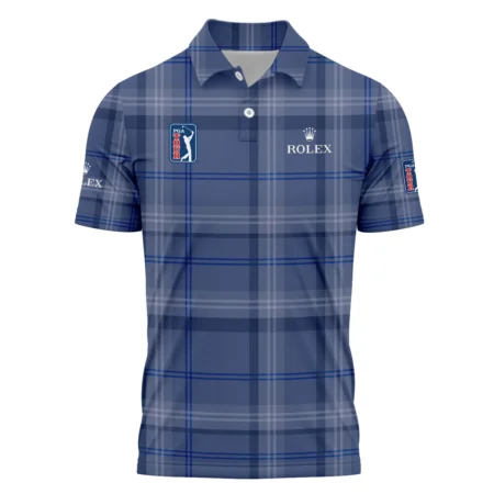 Tartan Navy Color Rolex PGA Tour Polo Shirt All Over Prints QTPGA020824A3ROXPL