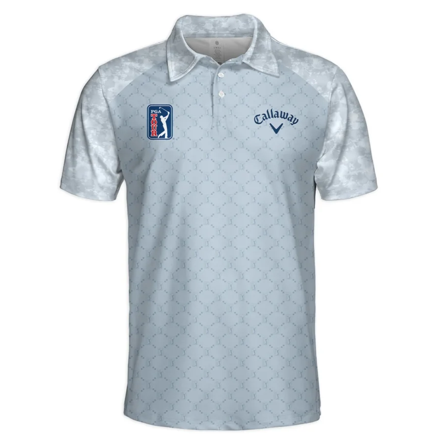 Light Blue Camo Pattern Callaway PGA Tour Polo Shirt All Over Prints QTPGA060824A2CLWPL