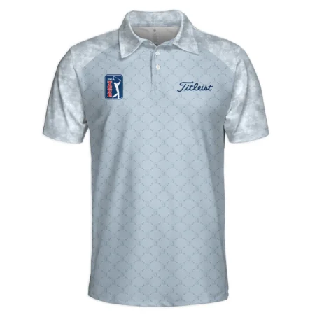 Light Blue Camo Pattern Titleist PGA Tour Polo Shirt All Over Prints QTPGA060824A2TLPL