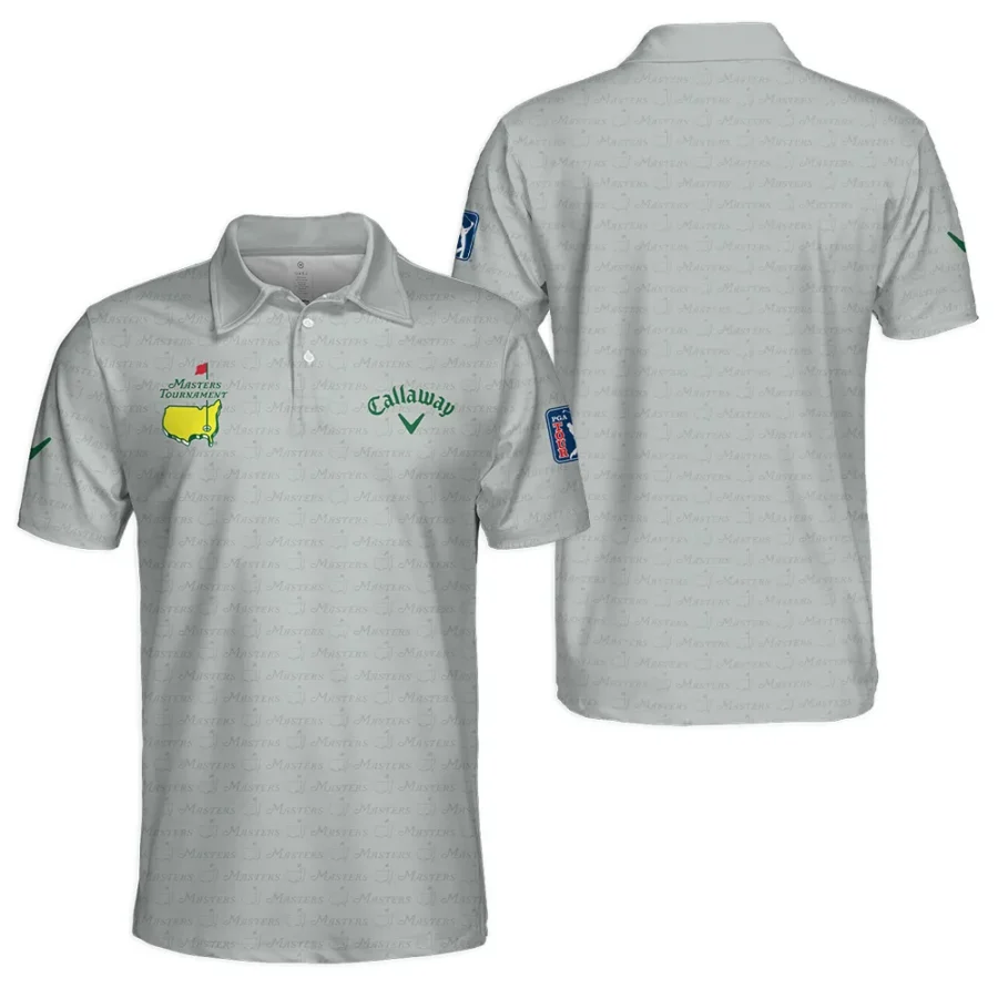 Army Green Pattern Callaway Masters Tournament Polo Shirt All Over Prints QTMT13024A1CLWPL